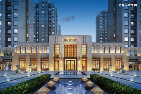 城北伦达国贸城3室2厅2卫137m2简单装修